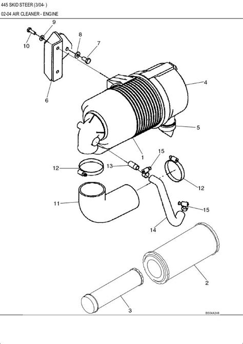 how to change fuel filter on 445 case skid steer|case 445 manual.